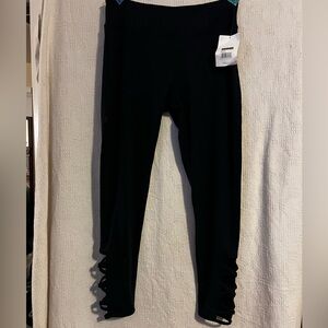 NWT Marika Blue Women’s Leggings with Cutout Detail